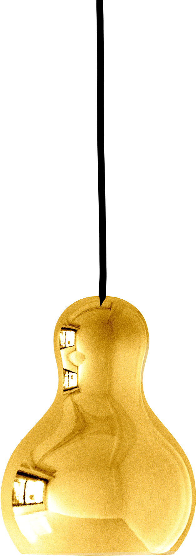 Komplot Design - Hanglamp Tafel Goudkleurig (1600x1840), Png Download