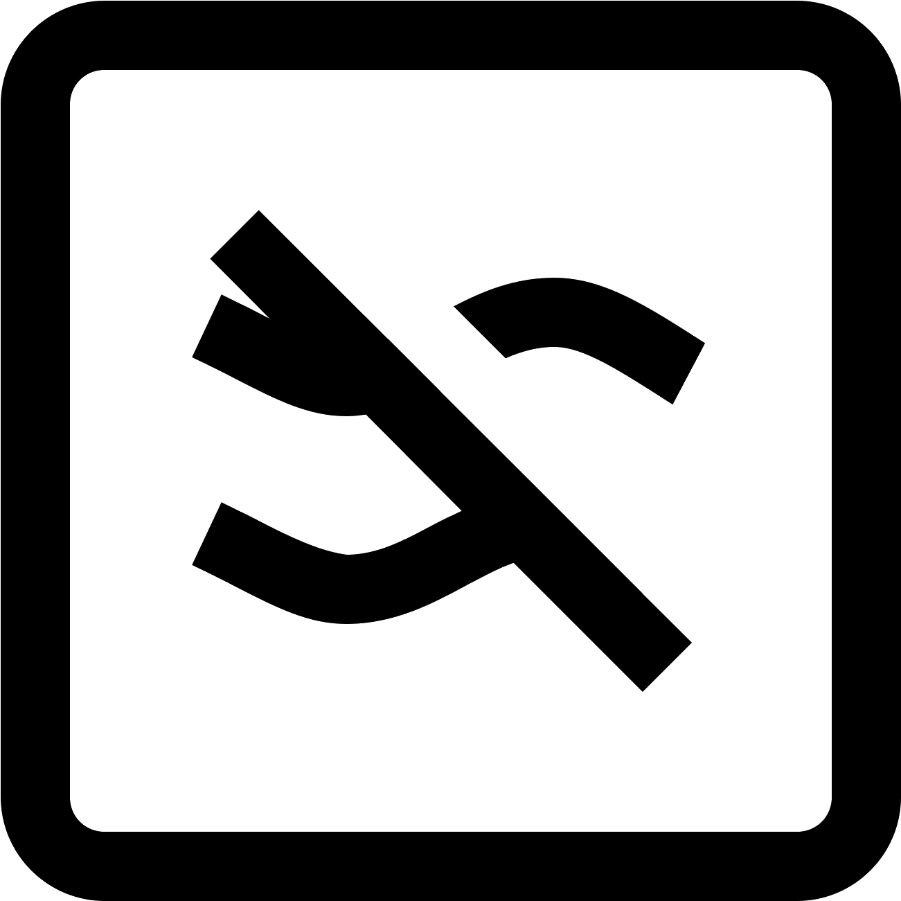 Approximately Not Equal Icon - Close Window X Icon (1600x1600), Png Download