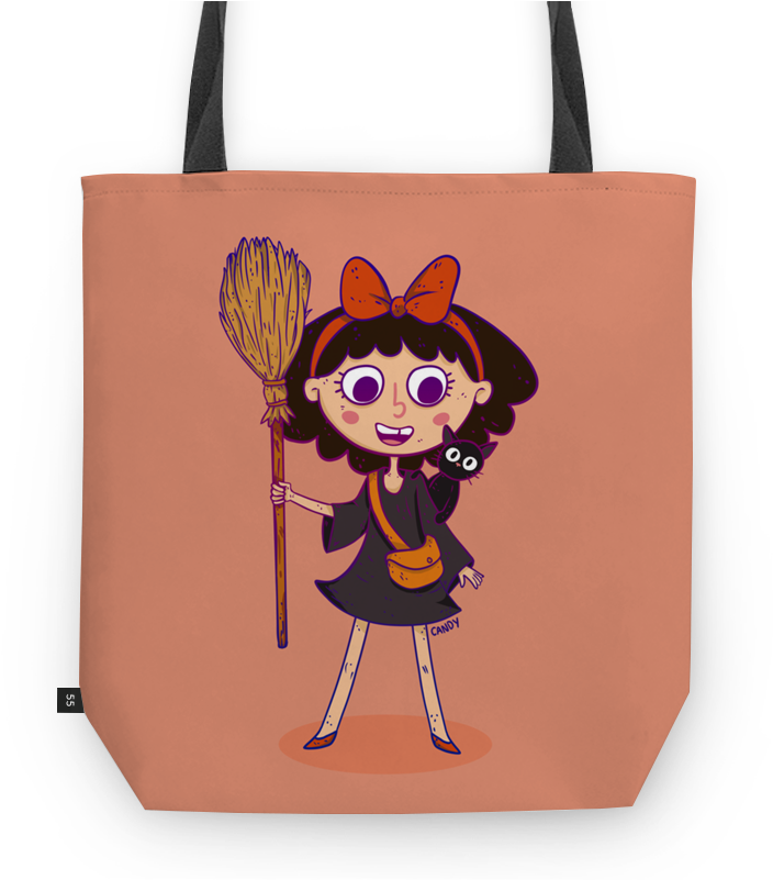Bolsa Kiki's Delivery Service De Franciane Bourscheidtna - Raposinhas Desenho (800x800), Png Download
