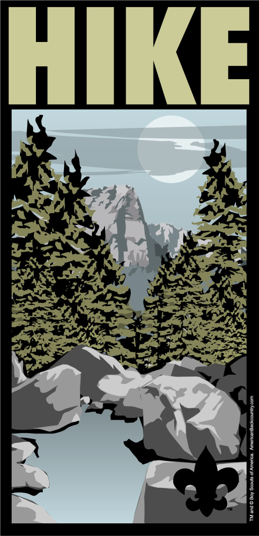 Mountain Stream - Illustration (1180x2456), Png Download