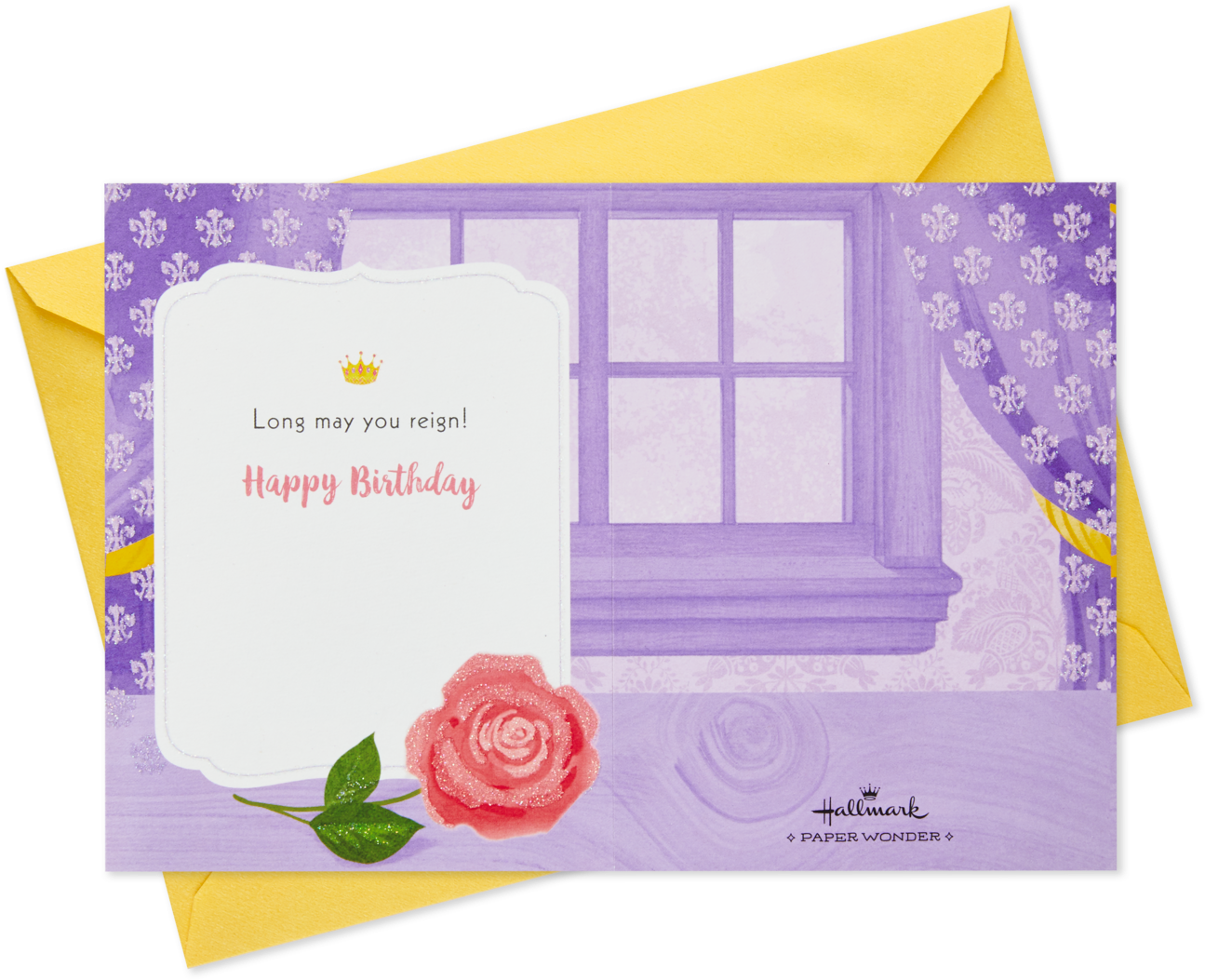 Her Royal Birthdayness Crown Pop Up Birthday Card - Envelope (1470x1470), Png Download