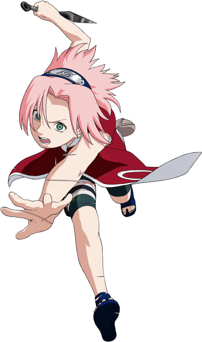Haruno Sakura Png - Naruto Sakura Haruno Render (696x1149), Png Download