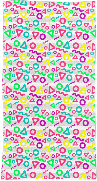 Toalha 90's Funky Pattern De Tobias Fonsecana - Circle (800x800), Png Download
