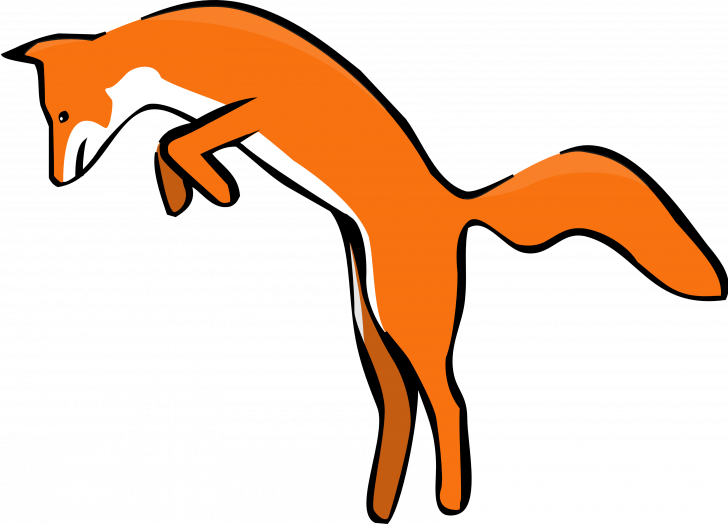 Medium Size Of How To Draw A Cartoon Fox Step By For - Fox Cartoon Transparent Background (728x524), Png Download