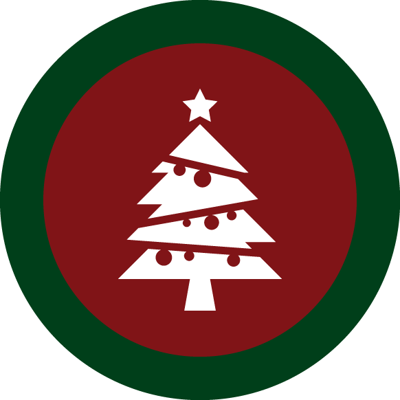 Icon Red Green 4 - Family Friend Near Far Merry Christmas Messages 2018 (582x582), Png Download