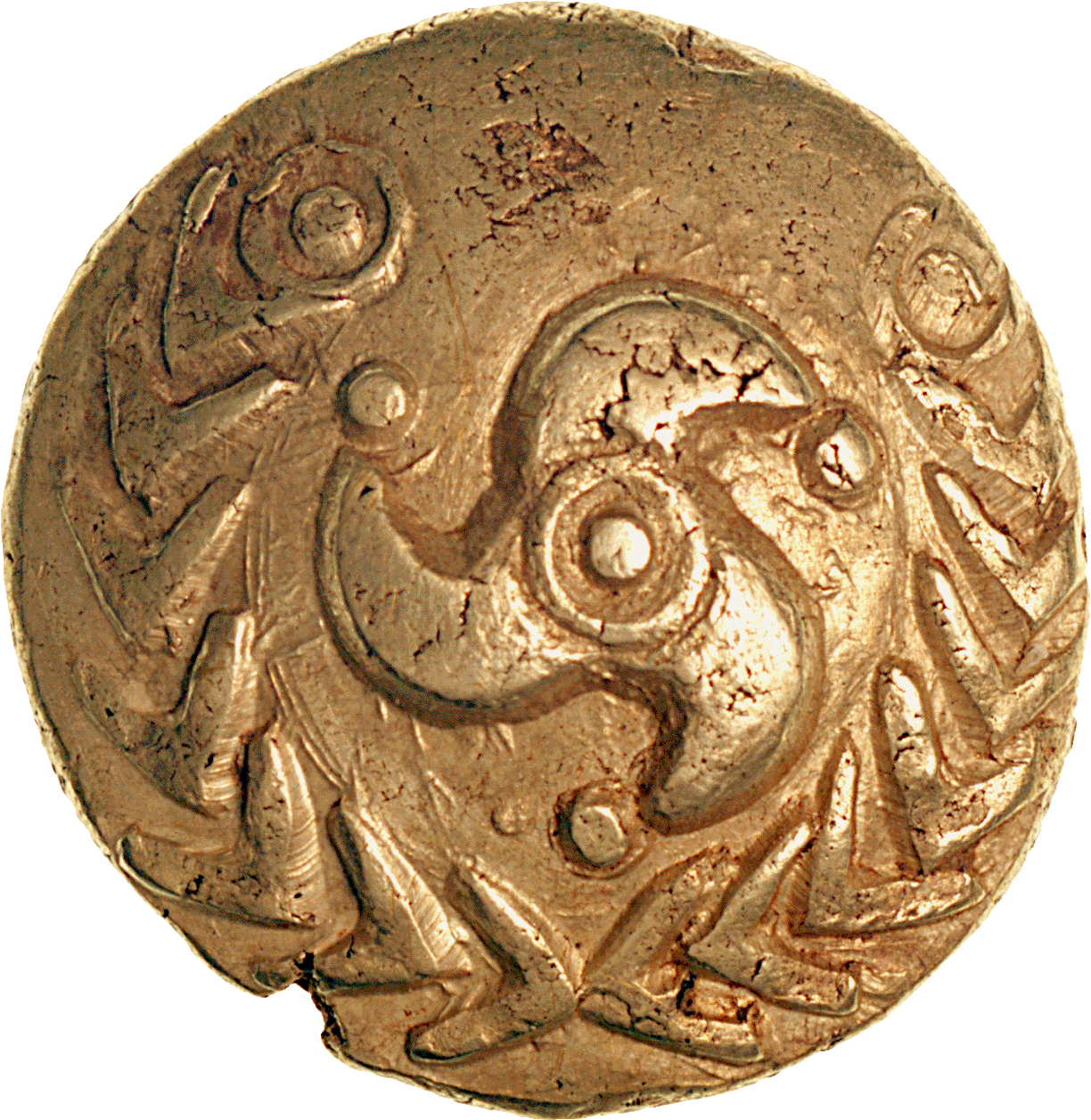 Hesse Or The Rhineland, Stater - Arte De La Edad De Hierro (1260x1260), Png Download