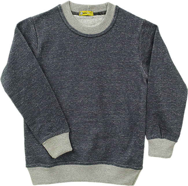 Baby Fox Full Sleeves Sweatshirt Grey - Sweater (650x643), Png Download