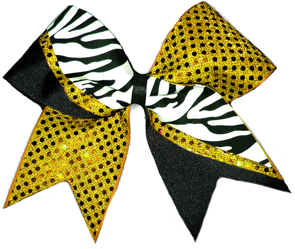 Loading Zoom - Cheerleader Green Bow (987x816), Png Download