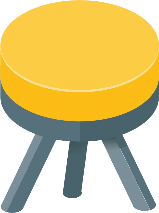 Rtk-icon - Stool (798x914), Png Download