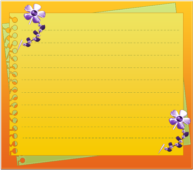 Flower Portable Yellow Paper Graphics Border Network - Paper (716x662), Png Download