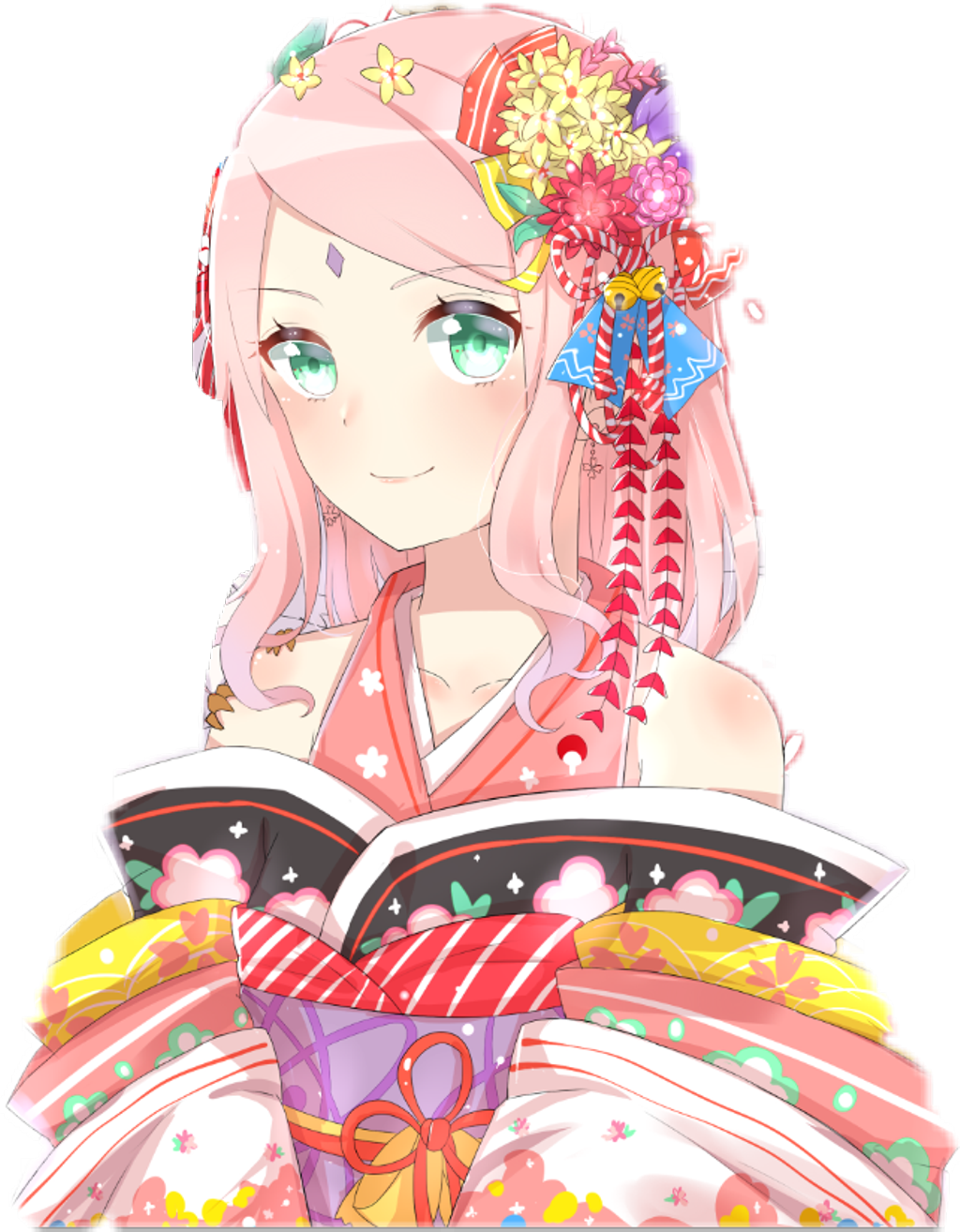 Sakuraharuna Sticker - Cute Sakura Haruno Fanart (1024x1314), Png Download