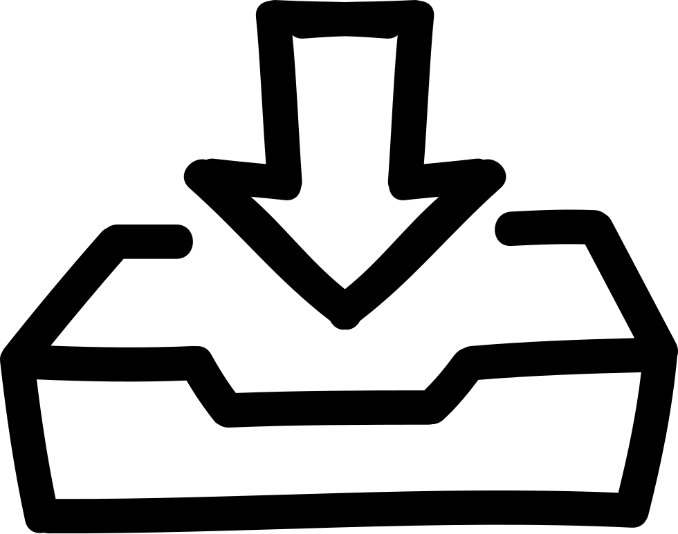 Png File Svg - Bandeja De Entrada Icono (980x773), Png Download