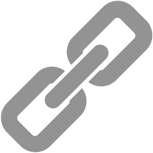 Link Icon Gray - Grey Link Icon Png (600x600), Png Download