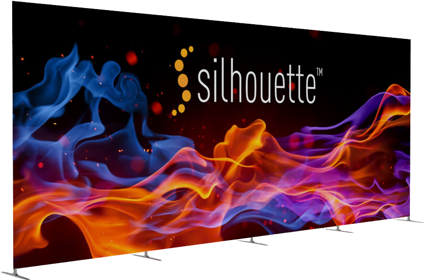 Silhouette™ 20′ - Blue And Red Fire (864x648), Png Download