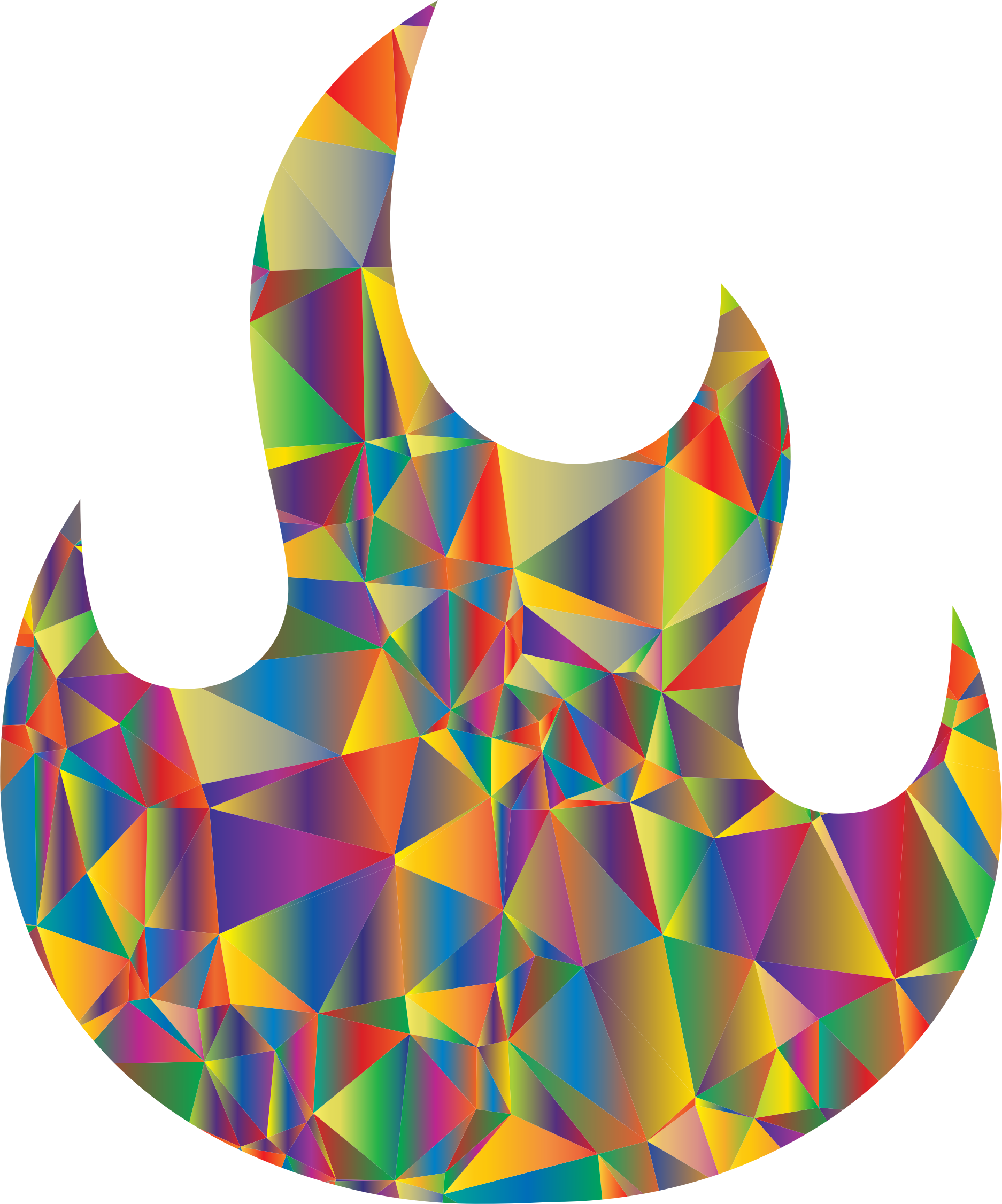 This Free Icons Png Design Of Polyprismatic Low Poly (1874x2252), Png Download