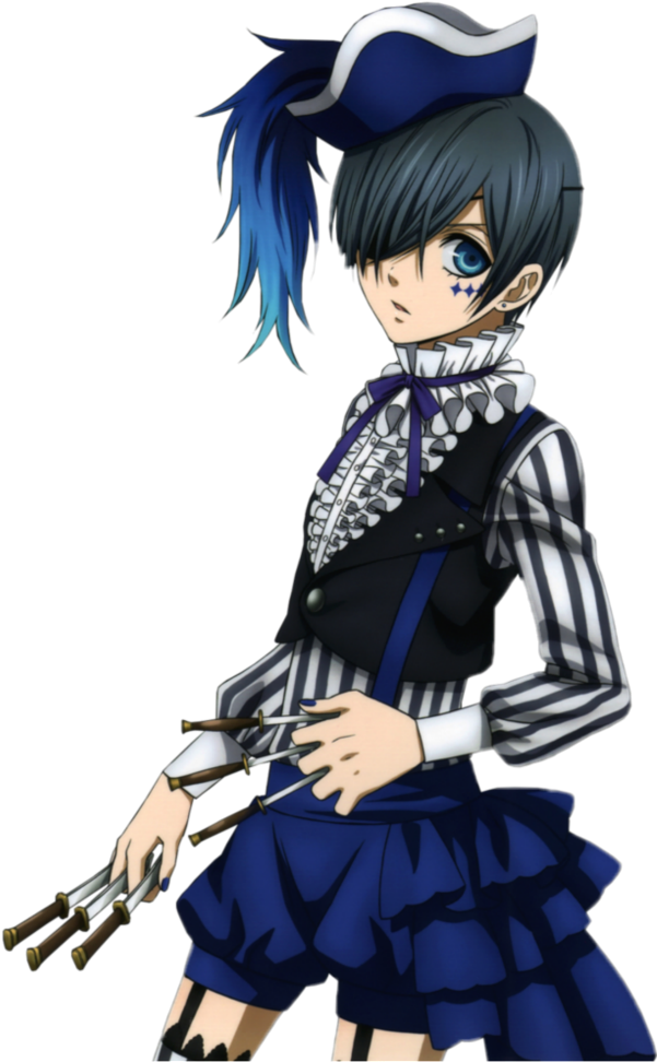Ciel Sticker - Kuroshitsuji Book Of Circus Ciel (1024x1024), Png Download