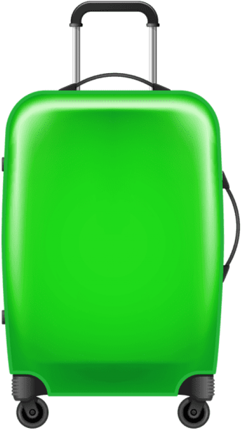 Free Png Download Green Trolley Suitcase Clipart Png - Hotel (481x848), Png Download