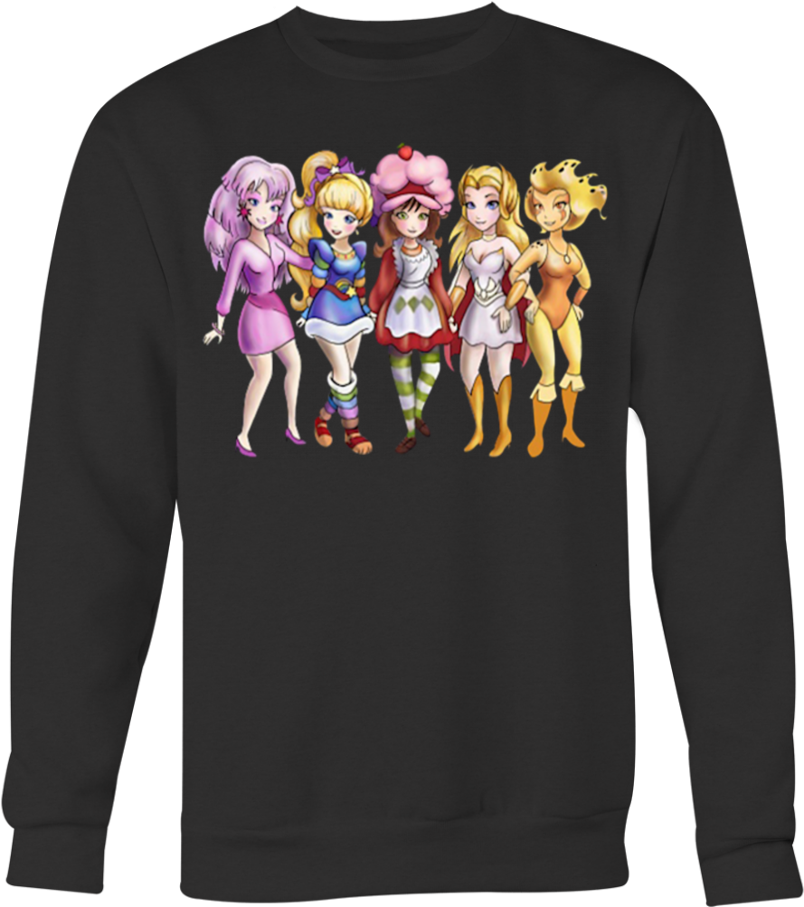 Jem, Rainbow Brite, And Strawberry Shortcake T-shirt - Hide And Seek T Shirt (1024x1024), Png Download
