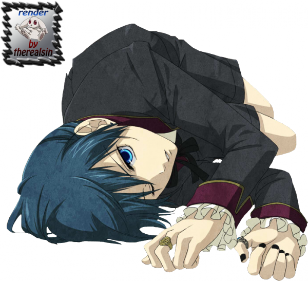 1er Personnage Présentation De Ciel Phantomhive Et - Ciel Render (600x547), Png Download