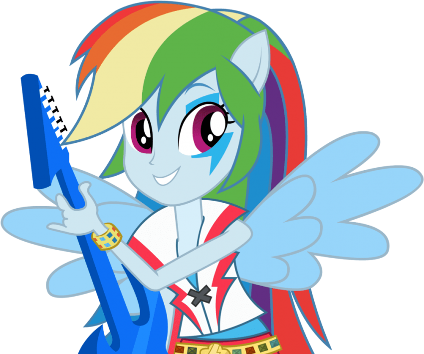 Free Png Download Rainbow Dash Equestria Girl Rainbow - Equestria Girls Rainbow Rocks Rainbow Dash (850x709), Png Download