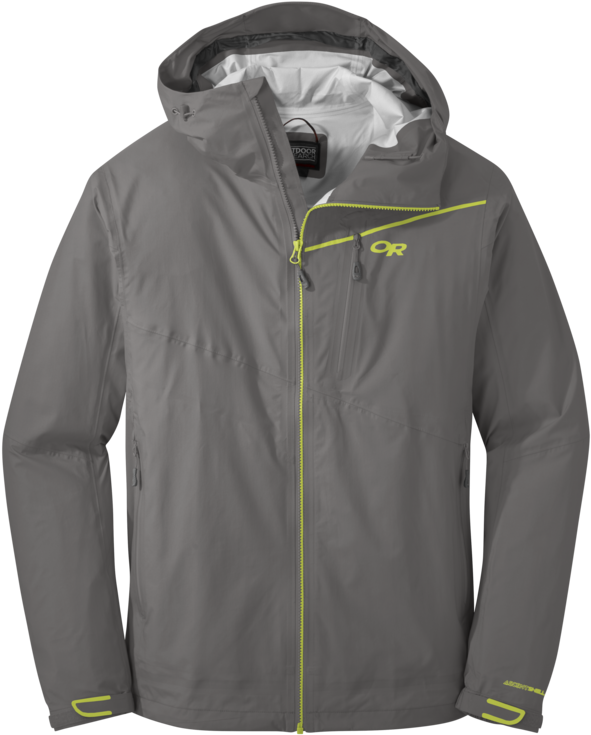 Getting Outdoors In The Rain Can Be Enthralling, But - Hard Shell Jacket (750x750), Png Download