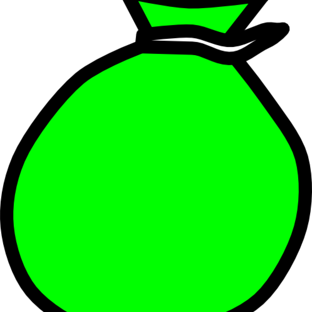 Bag Clipart Money Bag Clip Art At Clker Vector Clip (1024x1024), Png Download