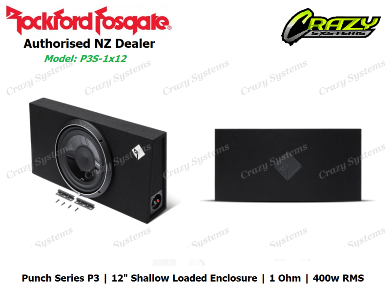 Rockford Fosgate P3s-1x12 Punch Single P3 12"shallow - Rockford Fosgate (800x800), Png Download