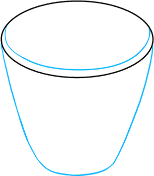 How To Draw Hot Chocolate - Circle (680x678), Png Download