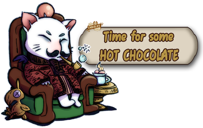 Hot Chocolate Corps <3 - Cartoon (700x441), Png Download
