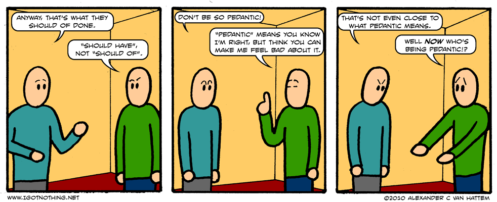 New Word Of The Day - Define Pedantic (982x400), Png Download