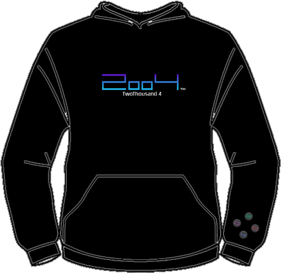 Image Of 2oo4 Ps2 Hoodie [black] - Hoodie (1400x1400), Png Download