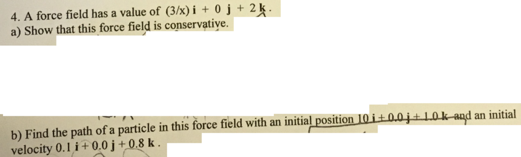 A Force Field Has A Value Of I 0 J - Software (1024x309), Png Download