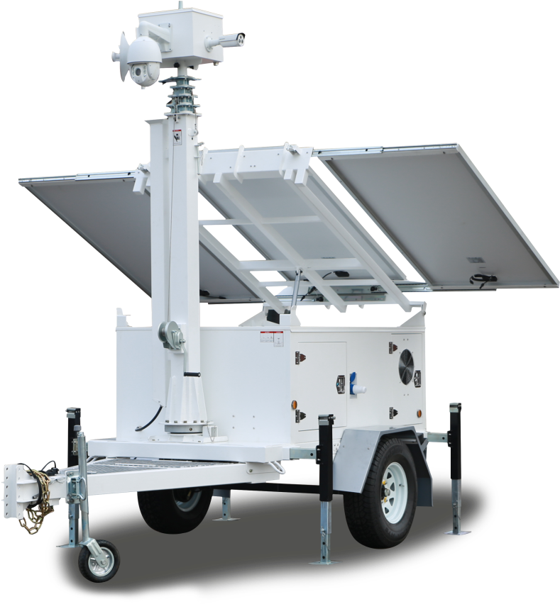 2018 Hot Sale Portable Mobile Surveillance Trailer - Machine (1000x1064), Png Download