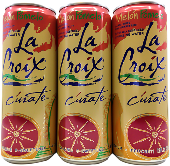 La Croix Melon Pomelo Cantaloupe Pink Grapefruit Naturally - Coca-cola (800x600), Png Download