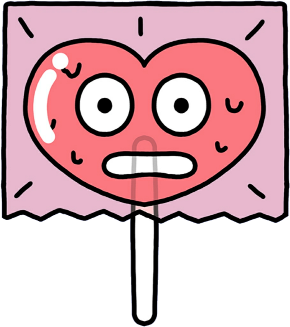 Lollipop Sticker (1024x1162), Png Download