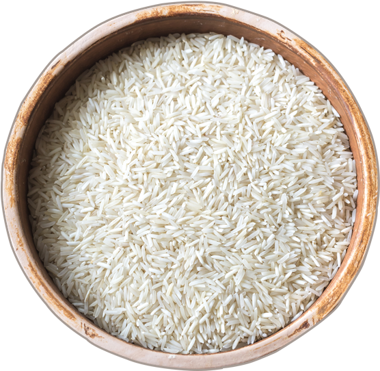 Basmati Rice - White Rice (645x641), Png Download