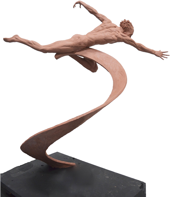 M1 - Sculpture Model Art Png (601x678), Png Download