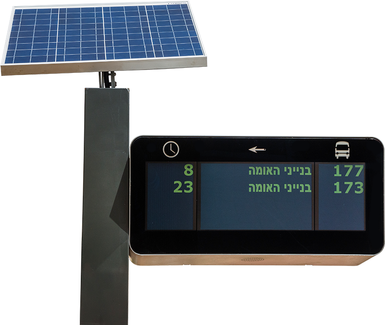 Http - //datainfomobility - - Bus Stop Solar Panels (802x691), Png Download