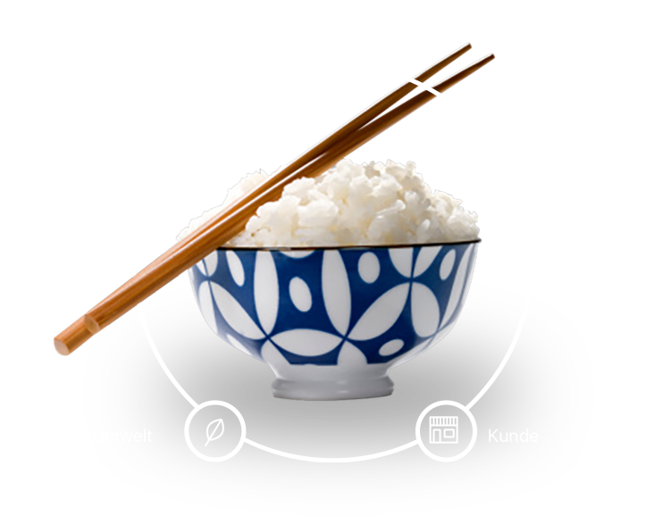 Our Promise - Steamed Rice (732x578), Png Download