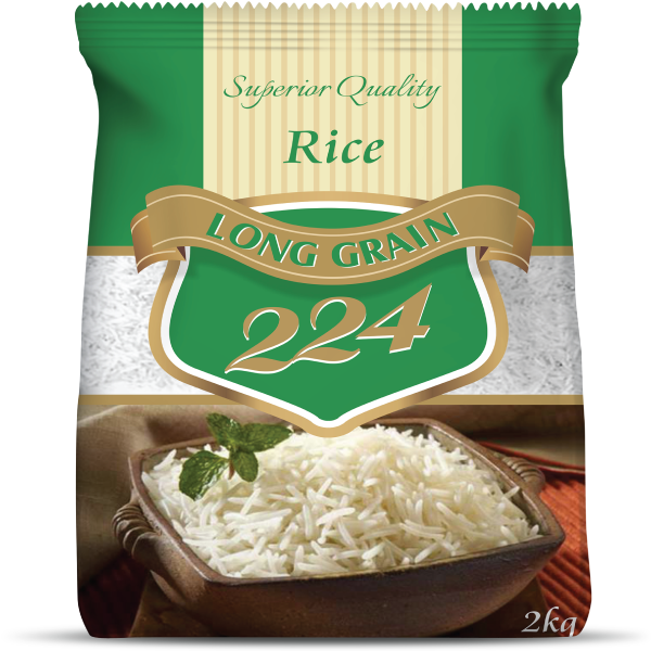 224 Long Grain Rice - Rice Foods (600x600), Png Download