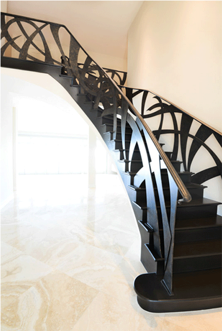 Custom Stair Railing - Stairs (1074x671), Png Download