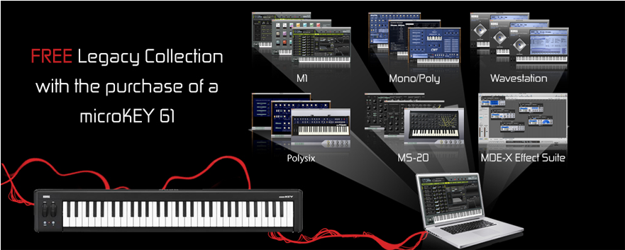 Micro Korg 61 Controlador (1000x400), Png Download