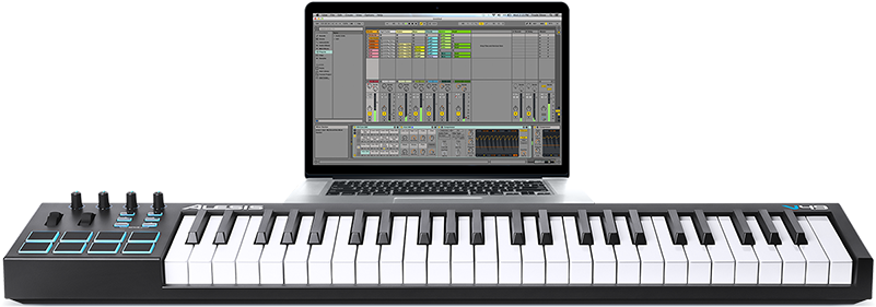 Plus, V49's Slim Design Makes It Easy To Implement - Alesis V61 (800x500), Png Download