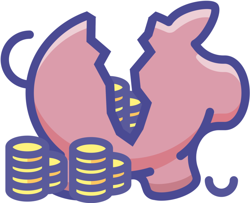 Piggy Bank Computer Icons Saving Money - Saving (812x750), Png Download