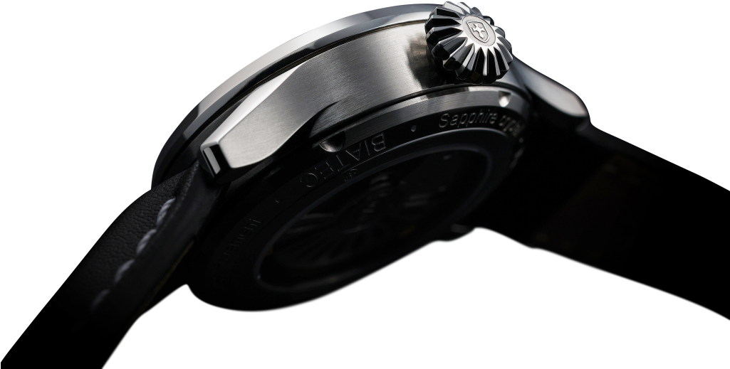 Biatec Corsair 01 Mechanical Automatic Watch Back View - Strap (1024x683), Png Download