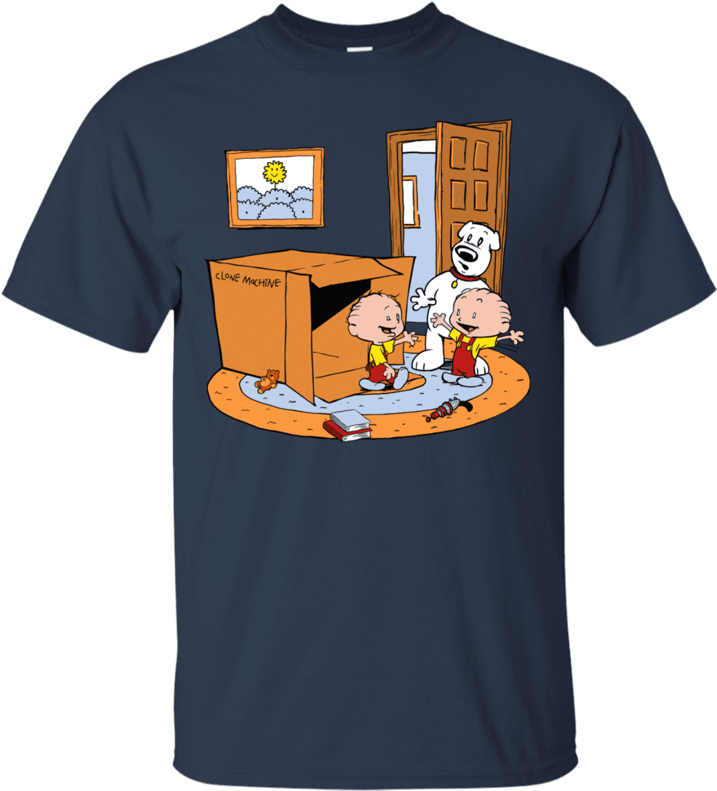 Stewie And Brian T-shirt - Sky Was Yellow And The Sun (1155x1155), Png Download