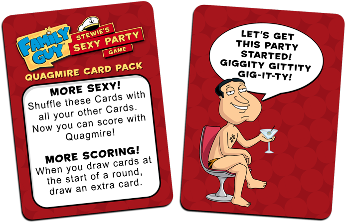 Quagmire Rules Cards - Stewies Sexy Party Game (710x452), Png Download