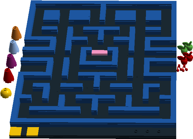 Lego Pac-man - Carmine (1431x708), Png Download