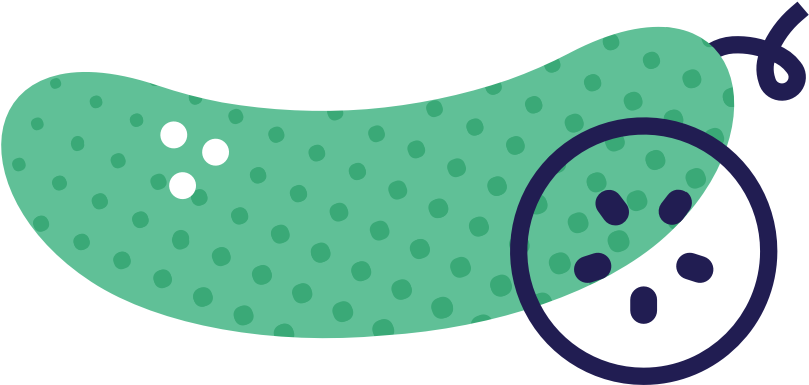 Cucumber - Polka Dot (1100x1100), Png Download