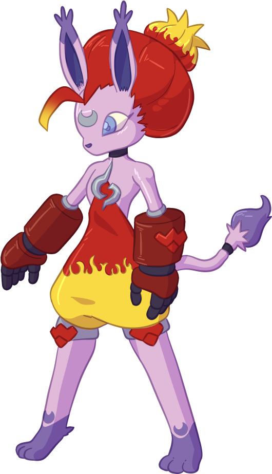 I Got An Idea For What Lunamon Could Look Like With - Cartoon (1000x1000), Png Download